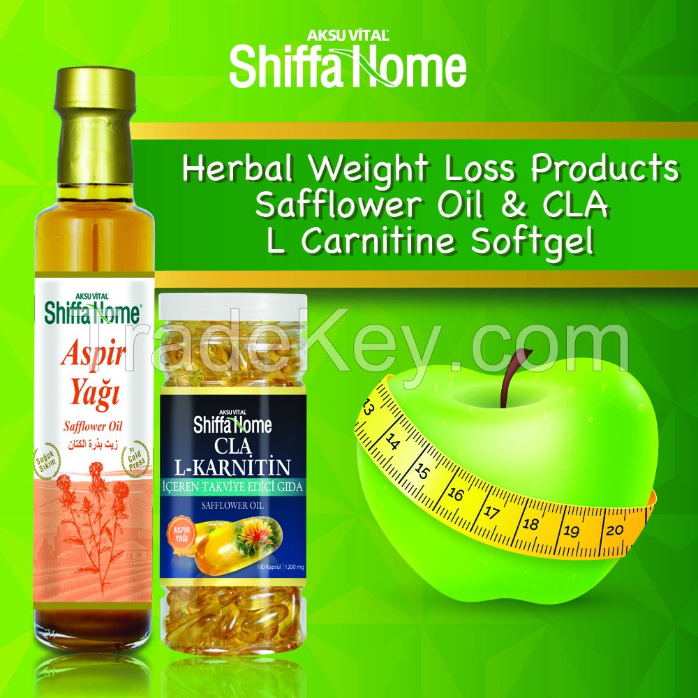 safflower seed oil softgel capsules weight loss pills herbal