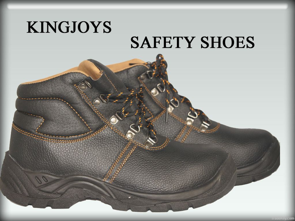 leather safety shoe