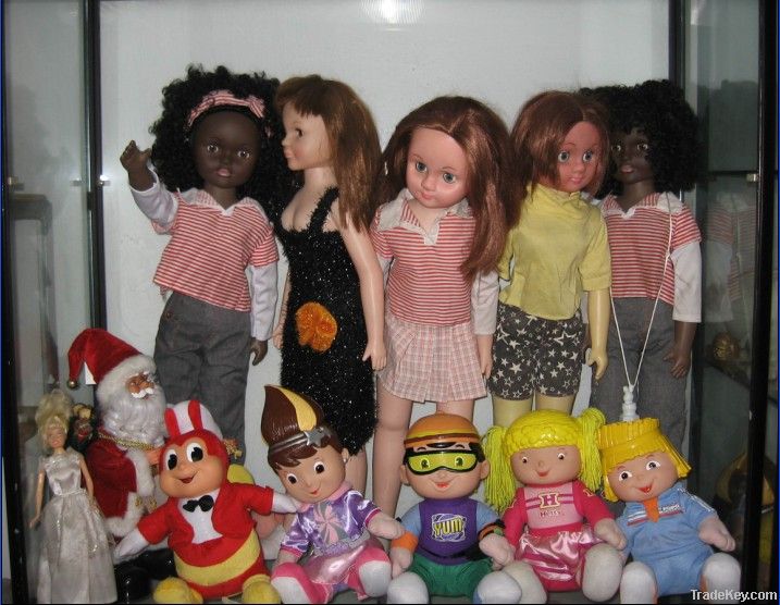 lovely doll, plastic doll, vinyl doll