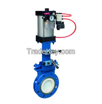 Pneumatic Ceramic Wear-resistant Knife Gate Valve