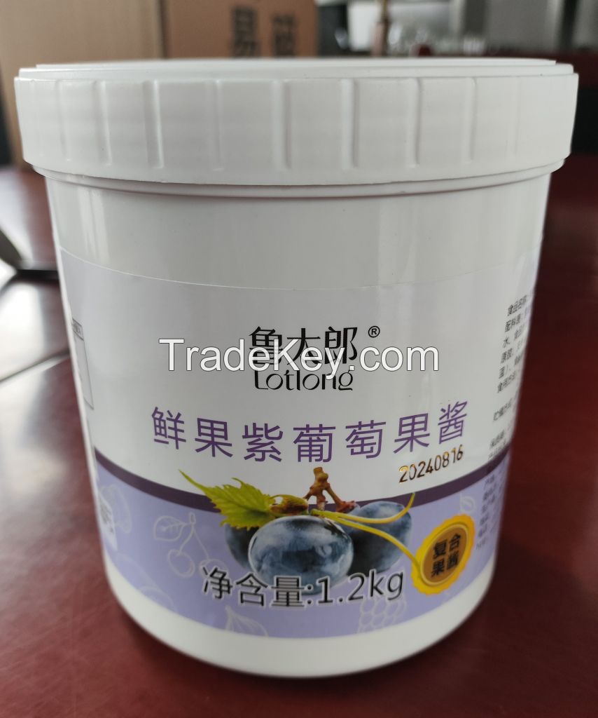 Fresh Purple Grape Jam 1.2kg/bottle