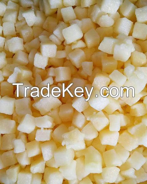 Frozen fresh apple dice frozen fruit