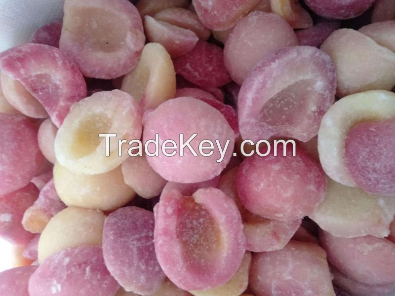 Frozen fruit juice peach Frozen fresh juice peach slice