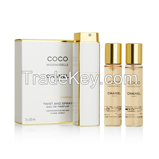 Chanel Coco Mademoiselle Eau de Parfum 3x20ml Travel Spray for Women