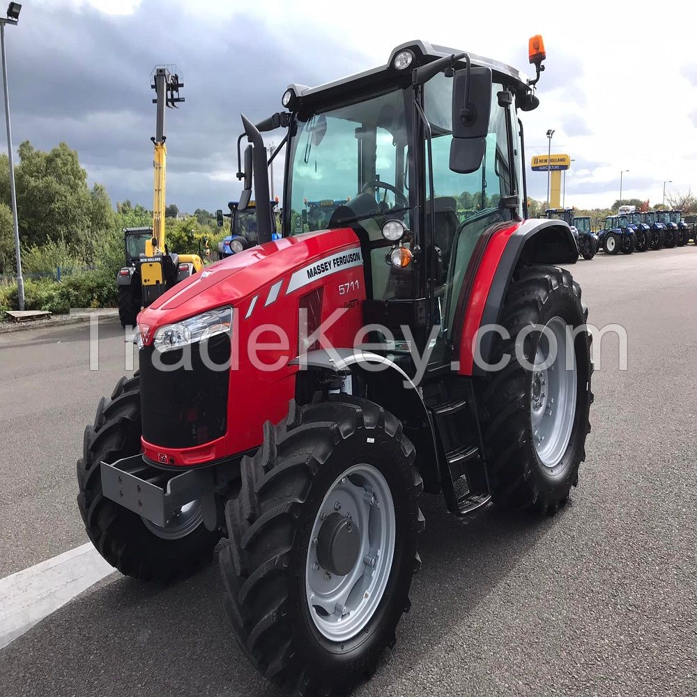 Used MF 5711 M 4x4 USED Walking Tractor Equipped with Gear Motor Core Parts 20 to 140 HP for Farm Wholesale Available
