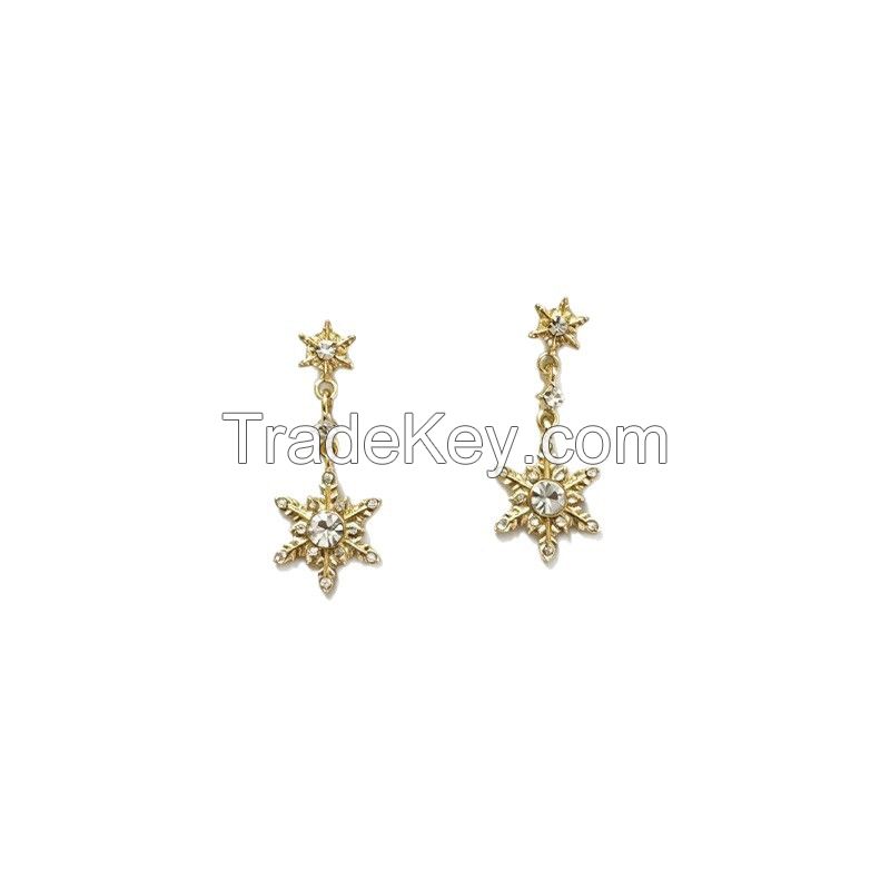 Exquisite Fairy-style Long Zircon Earrings S925 Silver Needle Slim Face Korean Elegant Ear Jewelry