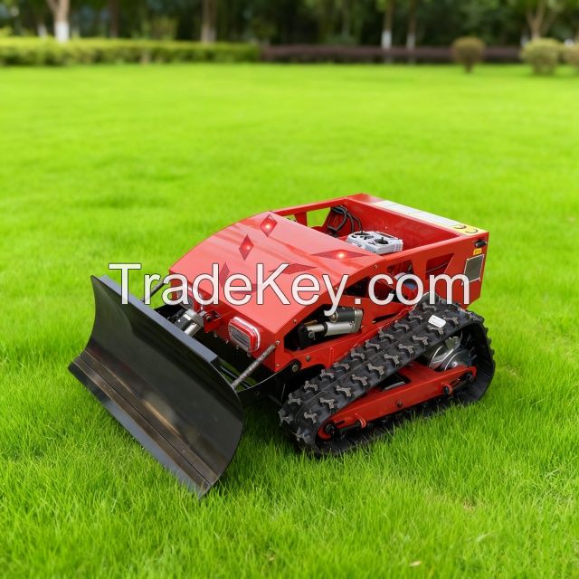 Industrial Gasoline-powered Self-propelled Remote-controlled Zero-turn 550mm Automatic Orchard Lawn Mower 4-Stroke Engine