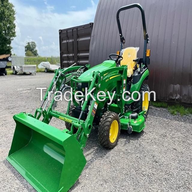Cheap Used Farm Tractor for Agriculture With Backhoe Loader Attached Available for Sale at Affordable Prices