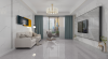 Whole body ground crystal ceramic tile