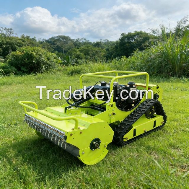 Industrial Grade Robotically Controlled Cordless Self-Propelled Zero-turn Lawn Mower with Chain-type Cutting Device