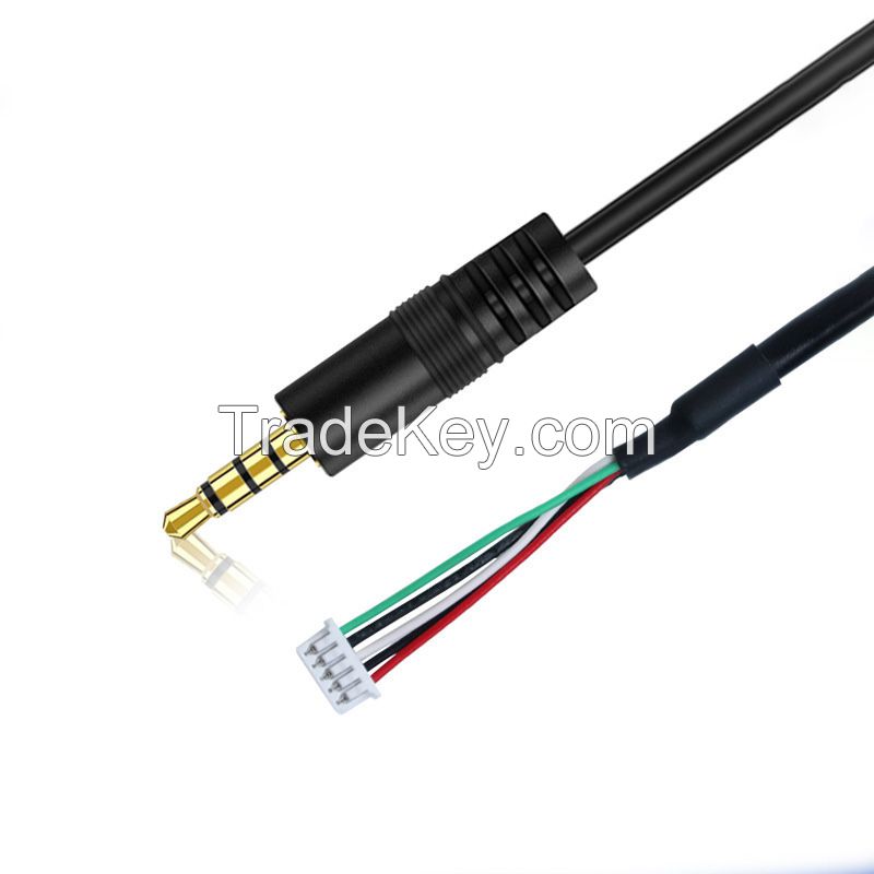 Gold-plated 3.5 Stereo to 1.25-5P Terminal