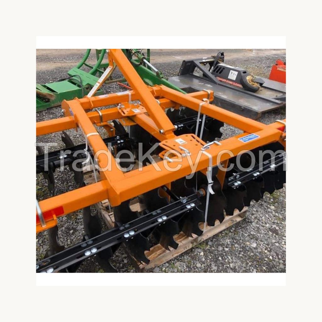  Fairly used 2024 75Hp Farm Plough Machine Tractor Agricultural Tools 24 Blades Three Point Mounted Disc Harrow Core Motor Pump Sale!