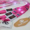Color bracelet LED ID card fluorescent flashlight laneway City light activity LED flash laneway