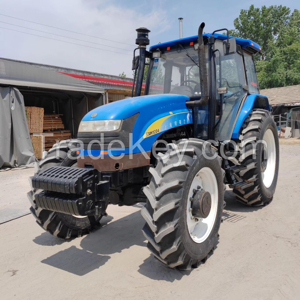 Top Grade Quality Used for Agricultural Farm Tractor 4WD Automatic Engine Gearbox 80HP 3 Years Warranty for Sale