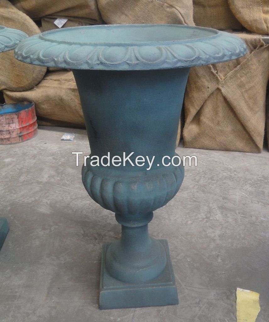 Cast iron urn