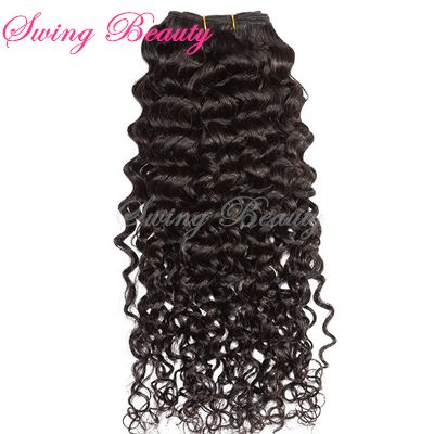 100% Brazilian Virgin Remy Curly Hair Weaving Weft Extension