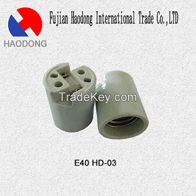 ceramic or porcelain lamp receptacle