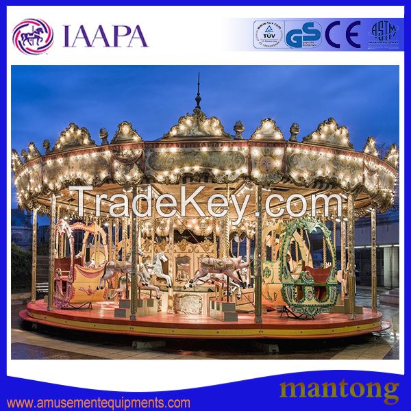 hot sale!!!Amusement park rides the luxury carousel For Sale