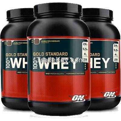 Optimum Nutrition Gold Standard 100% Whey Protein, French Vanilla Creme - 5 lbs jar