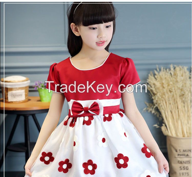 girls fashionable one-piece dressYQ017