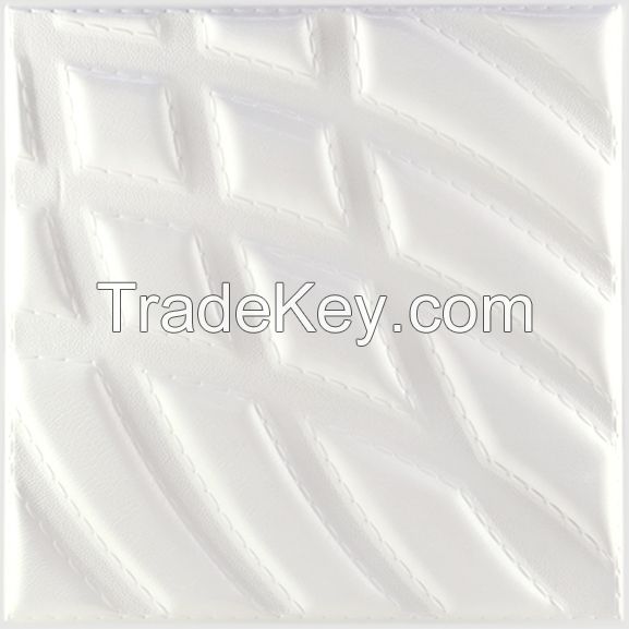 3D PU Leather Wall Panel 1045-1 for Modern Interior Decoration