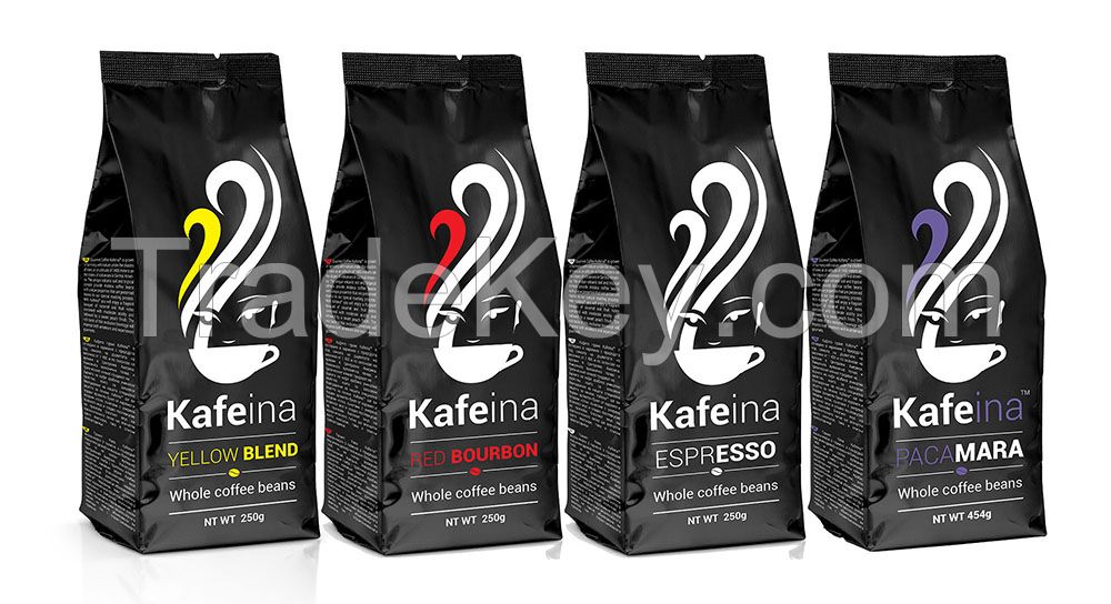 Roasted coffee Kafeina