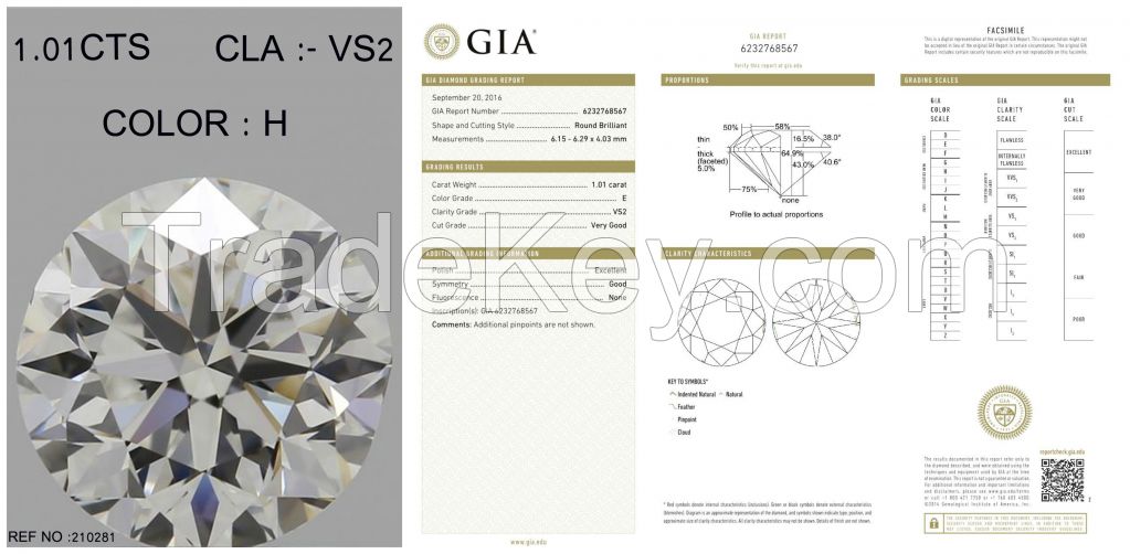 GIA Certified diamond