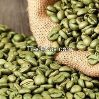 Green coffee beans