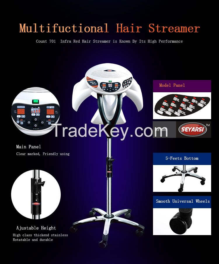 Red Infrared Hair Heater Count701 Salon Use Hair Treatment Machine