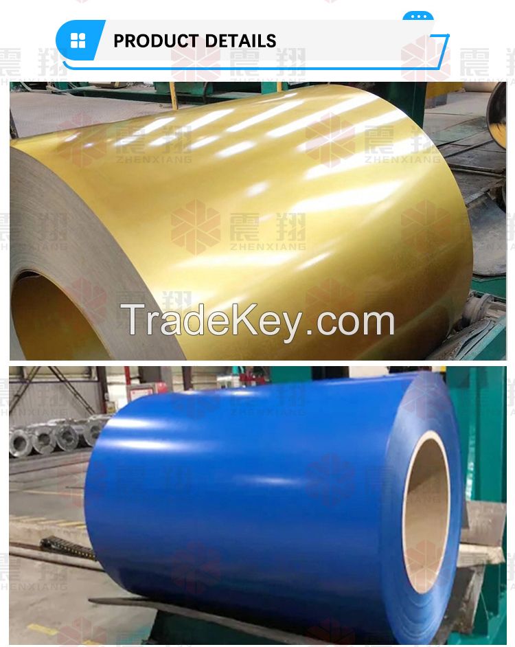 Ppgi Ppgl Manufacturer 0.12-4.0mm PPGI PPGL Color Coated Sheet Plate Prepainted Galvanized Steel Coil PPGI