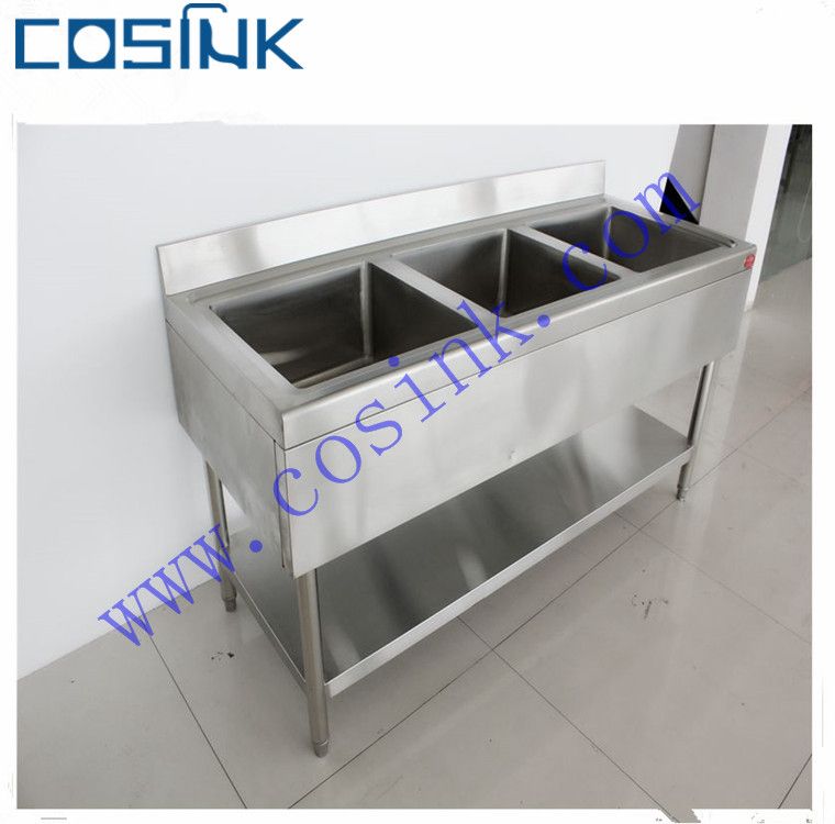 handmade 201 304 commercial kitchen stainless steel sink