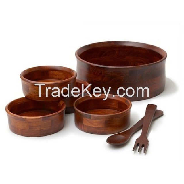 Vietnamese wooden bowl sets