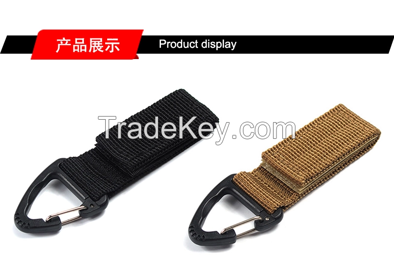 2020 New Arrivals Outdoor Products Nylon Webbing Buckle, Fashion Custom Logo Adjustable Metal Strap Buckle