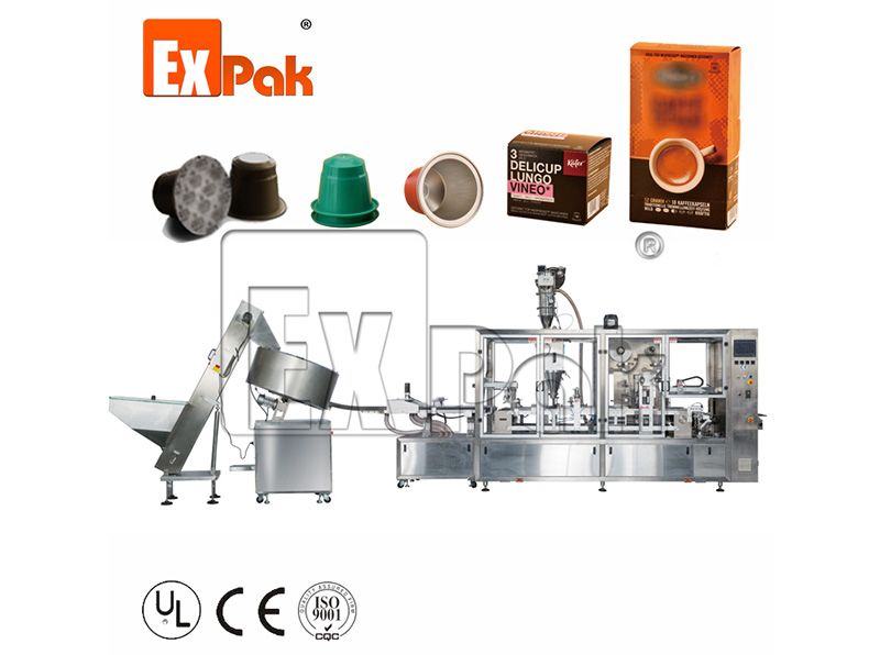 4 Lane Nespresso Capsule Filling Sealing Machine