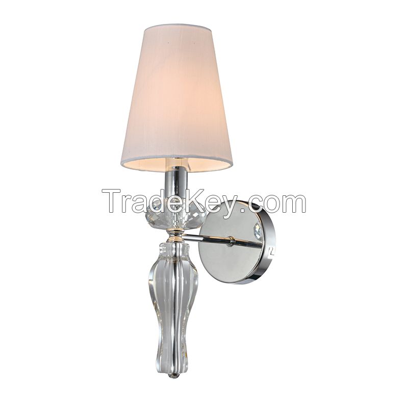 1 Light Clear k9 Crystal Wall Lamp NC1241T-1CR