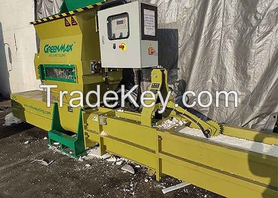 Recycling machine of GREENMAX foam compactor A-C100