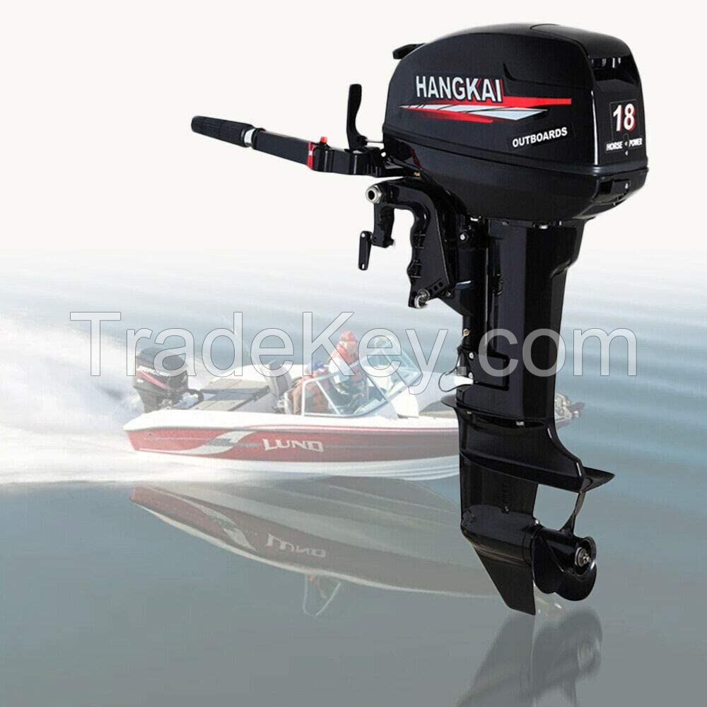 TBVECHI 18HP Outboard Motor Boat Engine, 246CC 2 Stroke Heavy Duty // SM