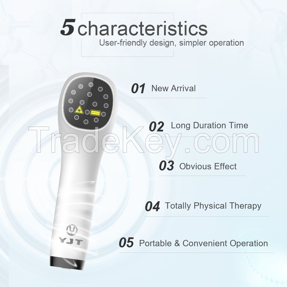 newest handheld portable 808nm laser anti inflammation medical equipment