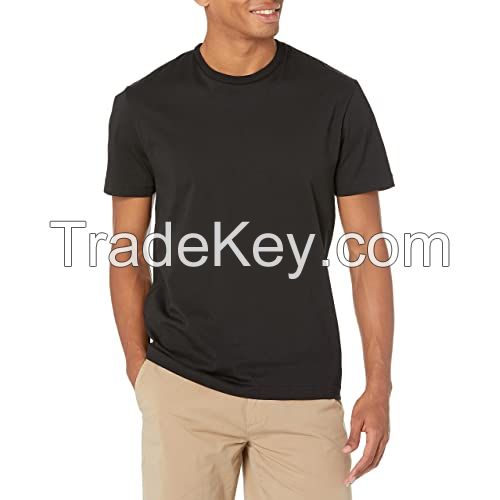 Men's Slim Fit Short-Sleeve Crewneck Cotton TShirt