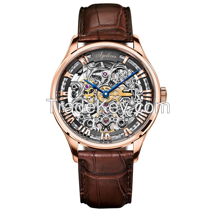 Mens Watches Men Watch Agelocer Brand Mens Fashion Watches Men Automatic Watch Wrist Brand Your Own Logo Relojes Hombre