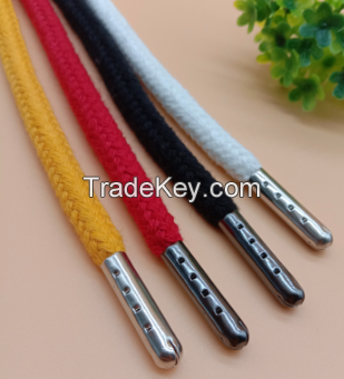 Custom Cotton Hoodie Drawstrings Waistband With Metal Tip