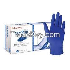 Nitrile gloves, dentigents, syringes