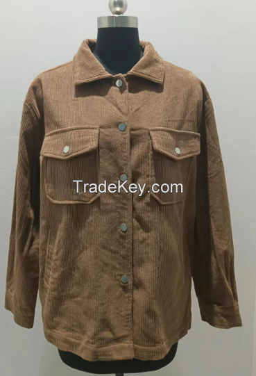 corduroy women's light jacket