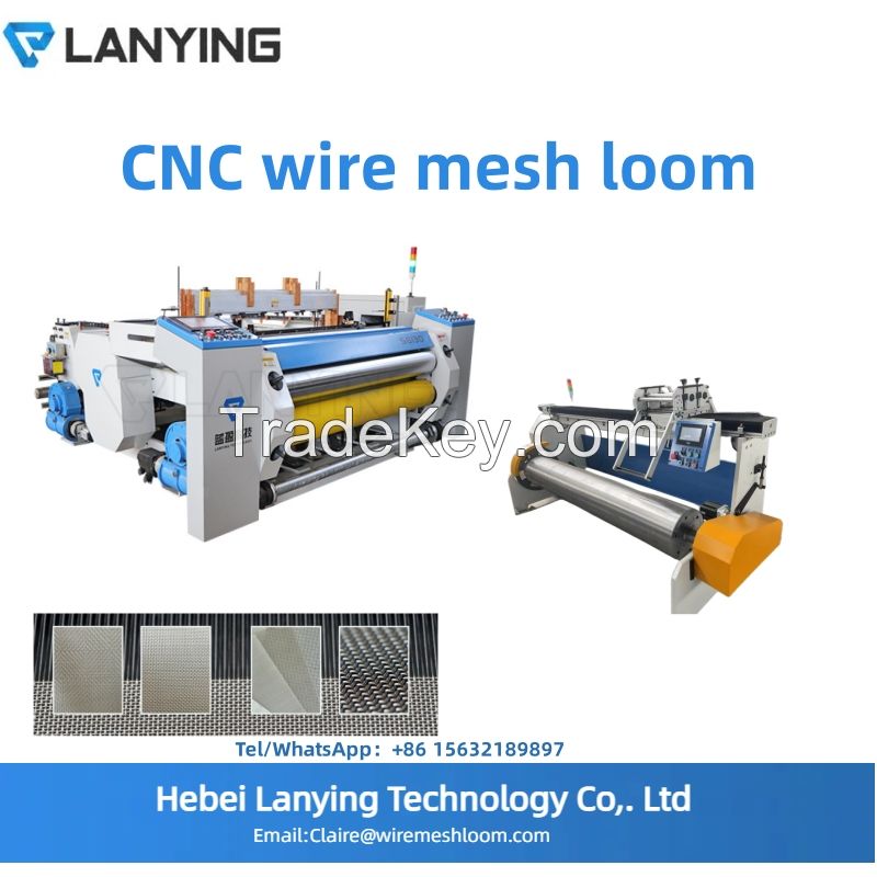 Automatic wire cloth weaving machine