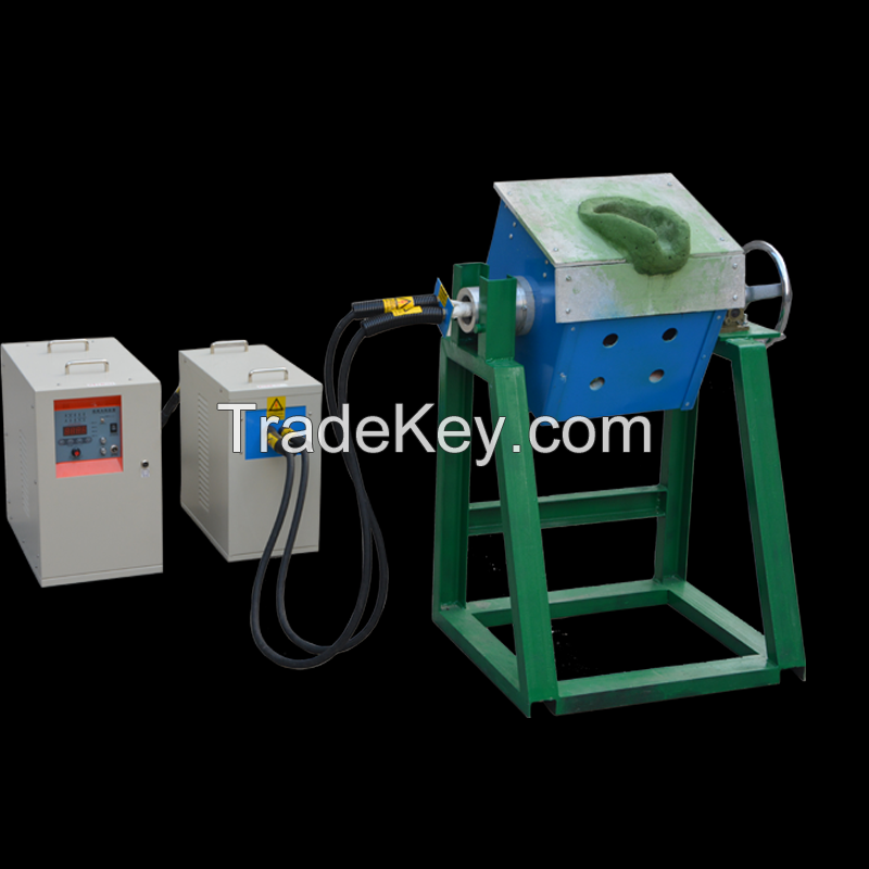 Sell Offer Tilting type medium frequency induction melting furnace for copper steel iron aluminium