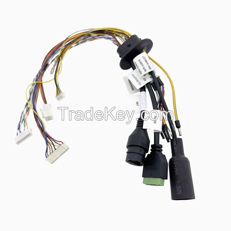 007 OUTPUT CABLE RJ45F BNC Mother Seat Custom Cable Assembly PH2.0-8/10PIN