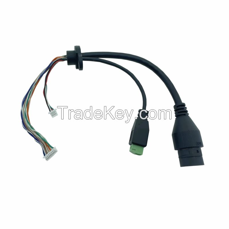 026 Factory Manufacturers Direct Sales Wire Harness RJ45 Base Custom Wire Harness Assembly For IP Camera MX1.25-8PIN