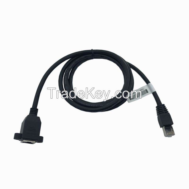 070 Network Cable Assembly CAT6 End Of Thread Head 1.5M KMbps Ethernet Network Cable CAT6 Patch Cord Male Female Adaptor