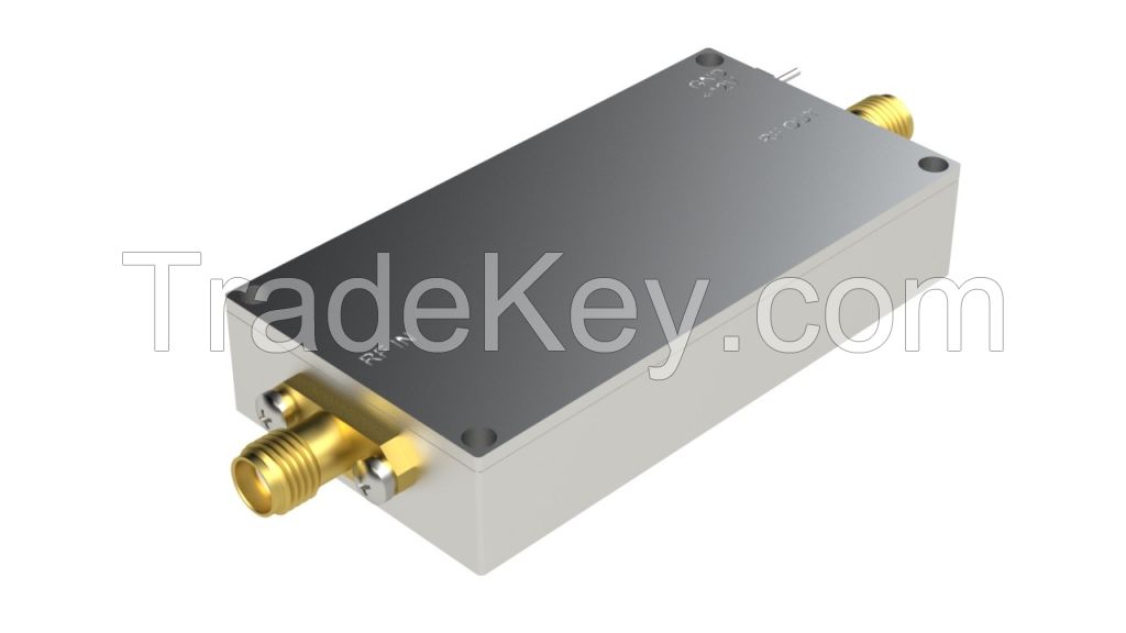 1-18 GHz P1dB 9dBm Wide Band Low Noise Amplifier for satellite communication, measurement system with low noise figure