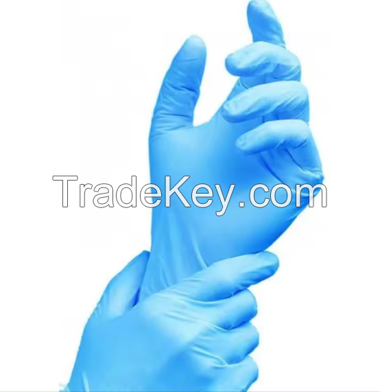 Wholesale Manufacturers Hot sale Cheap Prices Coated Blue Medical gloves